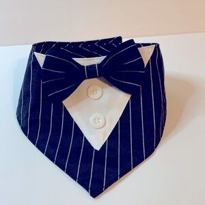 Tuxedo Pet Collar Approximately 7 inch 1 Side Might fit 14 inchRound No Tags New